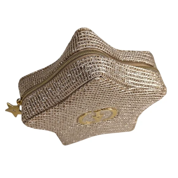 Christian Dior Star Gold Novelty Holiday Pouch - New - Picture 5 of 5
